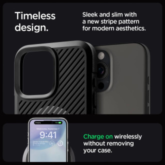 Spigen Core Armor Mag Case with MagSafe for iPhone 16 Pro Max - Matte Black