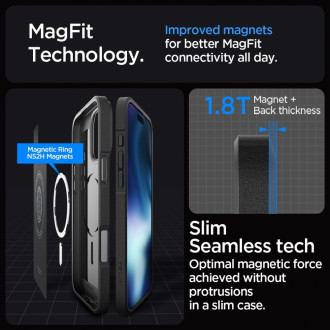Spigen Core Armor Mag Case with MagSafe for iPhone 16 Pro Max - Matte Black