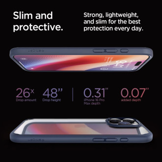 Spigen Ultra Hybrid iPhone 16 Pro Max Case - Blue