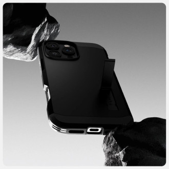 Spigen Tough Armor MagSafe Case with Stand for iPhone 16 Pro Max - Black