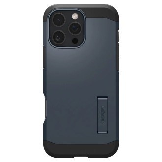 Spigen Tough Armor MagSafe Case with Stand for iPhone 16 Pro Max - Dark Gray