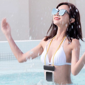 Baseus universal waterproof cover phone case (max 7.2&#39;&#39;) for swimming pool IPX8 black (ACFSD-DG1)