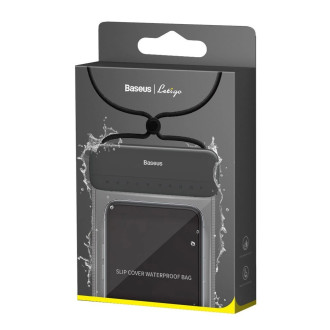 Baseus universal waterproof cover phone case (max 7.2&#39;&#39;) for swimming pool IPX8 black (ACFSD-DG1)
