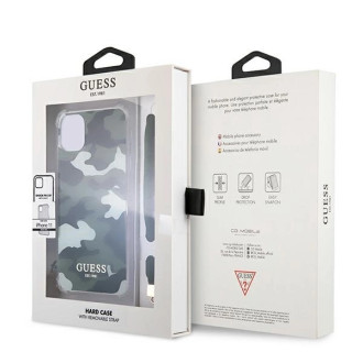 Guess GUHCN61KSARKA iPhone 11 6.1&quot; / Xr green/khaki hardcase Camo Collection