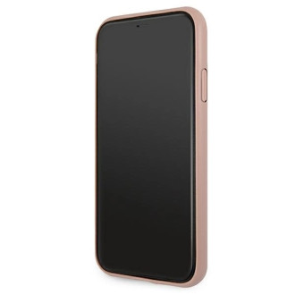 Guess GUHCN584GMGPI iPhone 11 Pro pink / pink hardcase 4G Big Metal Logo