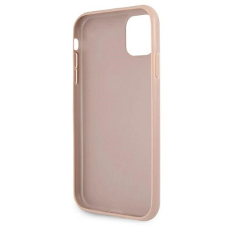 Guess GUHCN584GMGPI iPhone 11 Pro pink / pink hardcase 4G Big Metal Logo