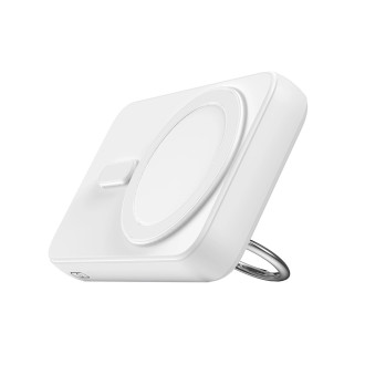 Wireless powerbank 10000mAh Joyroom JR-W050 20W MagSafe with stand + USB-C cable - white