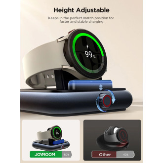 Joyroom JR-WQW02 wireless charger for Samsung Galaxy Watch smartwatches - black