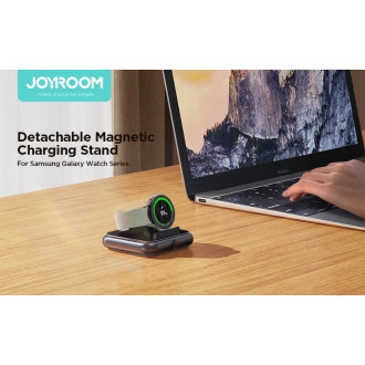 Joyroom JR-WQW02 wireless charger for Samsung Galaxy Watch smartwatches - black