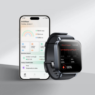 Joyroom Fit-Life JR-FT3S smartwatch with call answering function - gray
