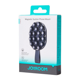 Joyroom JR-ZS393-S magnetic holder with suction cups for 4.7-7&quot; phone - black and orange