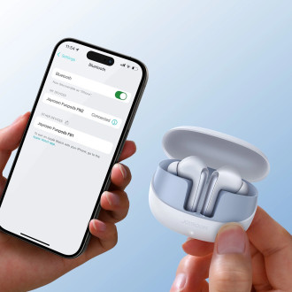 Joyroom Funpods JR-FN2 TWS in-ear headphones with Bluetooth 5.4, ANC function and IP54 protection - white