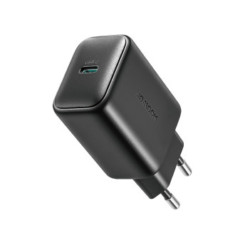Joyroom JR-TCF23 network charger USB-C 25W SFC / PPS / PD - black + USB-C / USB-C cable 1m