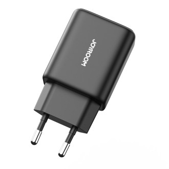 Joyroom JR-TCF23 network charger USB-C 25W SFC / PPS / PD - black + USB-C / USB-C cable 1m