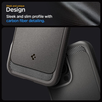 Spigen Rugged Armor MagSafe Case for iPhone 16 Pro Max - Gray