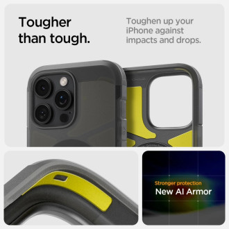 Spigen Tough Armor MagSafe, frost black - iPhone 16 Pro Max