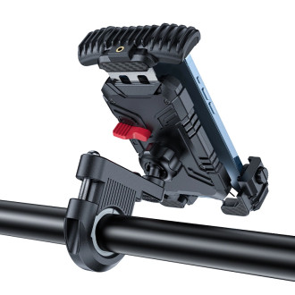 Acefast mechanical phone holder for bike motorcycle scooter black (D15)