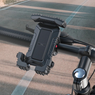 Acefast mechanical phone holder for bike motorcycle scooter black (D15)