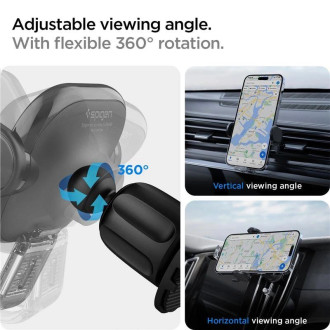 Spigen OneTap UTS12 Universal Car Air Vent Holder - Black