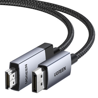 Ugreen DP119 kabel DisplayPort to HDMI 4K 60Hz 2m – šedý