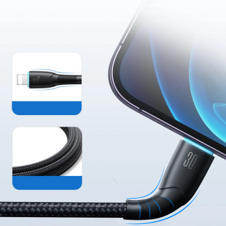 Joyroom Starry Series SA32-CL3 30W USB-C / Lightning kabel 1m - černý