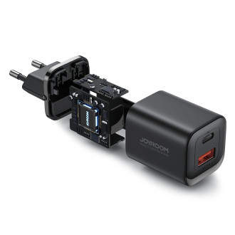 Rychlá nástěnná nabíječka Joyroom JR-TCF08EU Speed ​​​​Series 30W PD/QC/AFC/FCP – černá