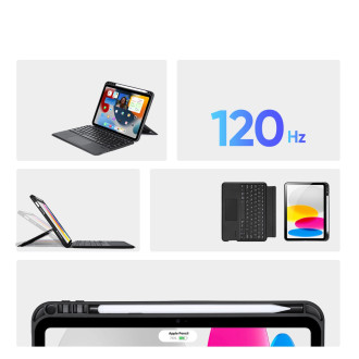 Dux Ducis DK Series Bluetooth Keyboard Case for Apple iPad 10 (2022) - Black