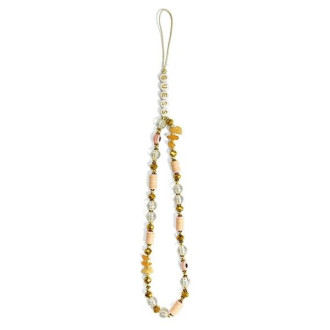 Guess pendant GUSTBOHP Phone Strap brown/brown Beads Bohemia