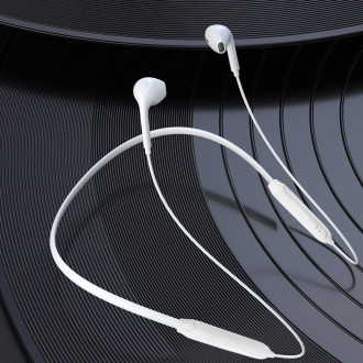 Dudao Magnetic Suction in-ear wireless Bluetooth headphones white (U5B)