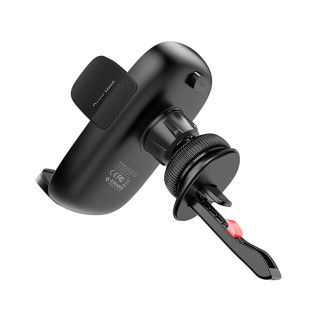Acefast automatic phone holder for windshield, cockpit and air vent with Qi 15W wireless charger black (D10)