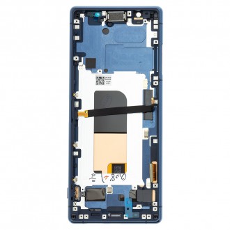 LCD Display + Dotyková Deska + Přední Kryt Sony J8210 Xperia 5 Blue (Service Pack)
