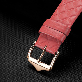 Dux Ducis Strap Leather Watch 7 Band 7/6/5/4/3/2 / SE (45/44 / 42mm) Wristband Bracelet Genuine Leather Bracelet Red (Enland Version)