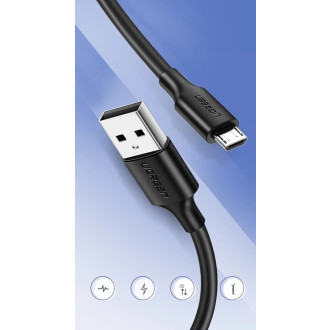 Ugreen US289 60136 micro USB / USB-A cable 1m - black