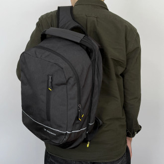 Wozinsky bicycle bag double backpack 2in1 30l black (WBB30BK)