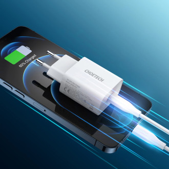 Choetech USB wall charger Type C PD 20W white (Q5004 V4)
