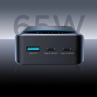 Joyroom 30000mAh 65W power bank with digital display (JR-PBF05) - black