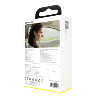 Baseus A05 wireless earphone Bluetooth 5.0 mini headset + USB docking station black (NGA05-01)