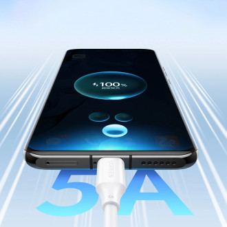 Ugreen US562 USB-C - USB-C PD QC cable 100W 480Mb/s 1m - white