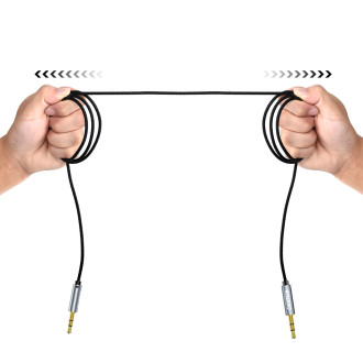 Choetech AUX002 cable mini jack 3.5mm (male) / mini jack 3.5mm (male) 1.2m - black