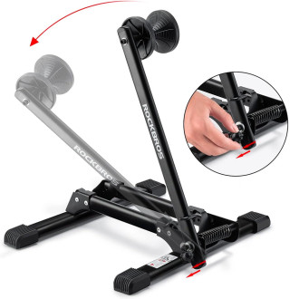 [RETURNED ITEM] Rockbros 27210001001 foldable bicycle stand - black