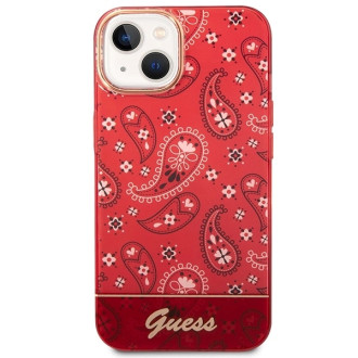 Guess GUHCP14SHGBNHR iPhone 14 6.1&quot; red/red hardcase Bandana Paisley