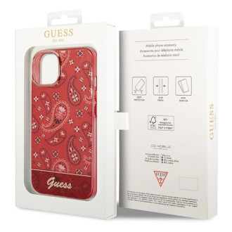 Guess GUHCP14SHGBNHR iPhone 14 6.1&quot; red/red hardcase Bandana Paisley