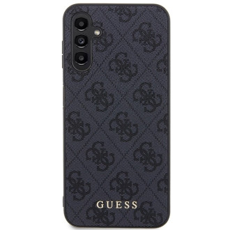 Guess 4G Metal Gold Logo Case for Samsung Galaxy A14 - Gray