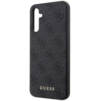 Guess 4G Metal Gold Logo Case for Samsung Galaxy A14 - Gray