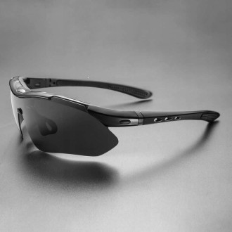 Rockbros 10003 polarized cycling glasses - black