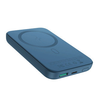 Powerbank Joyroom JR-W020 20W 10000mAh MagSafe + USB-A - USB-C cable 0.30m - blue