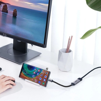 Ugreen USB Type C to HDMI 2.0 Adapter 4K @ 60 Hz Thunderbolt 3 for MacBook / PC gray (70444)
