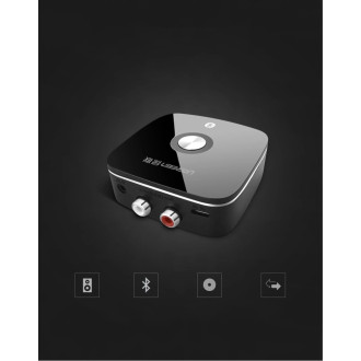 Ugreen adapter receiver Bluetooth 5.1 aptX 2RCA / 3.5mm mini jack black (40759)