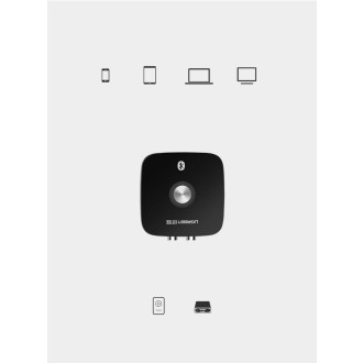 Ugreen adapter receiver Bluetooth 5.1 aptX 2RCA / 3.5mm mini jack black (40759)
