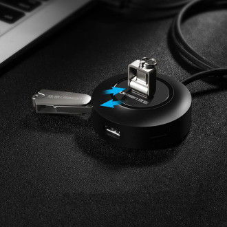 Ugreen HUB USB2.0 4x USB-A 480Mbps 1m white (CR106)